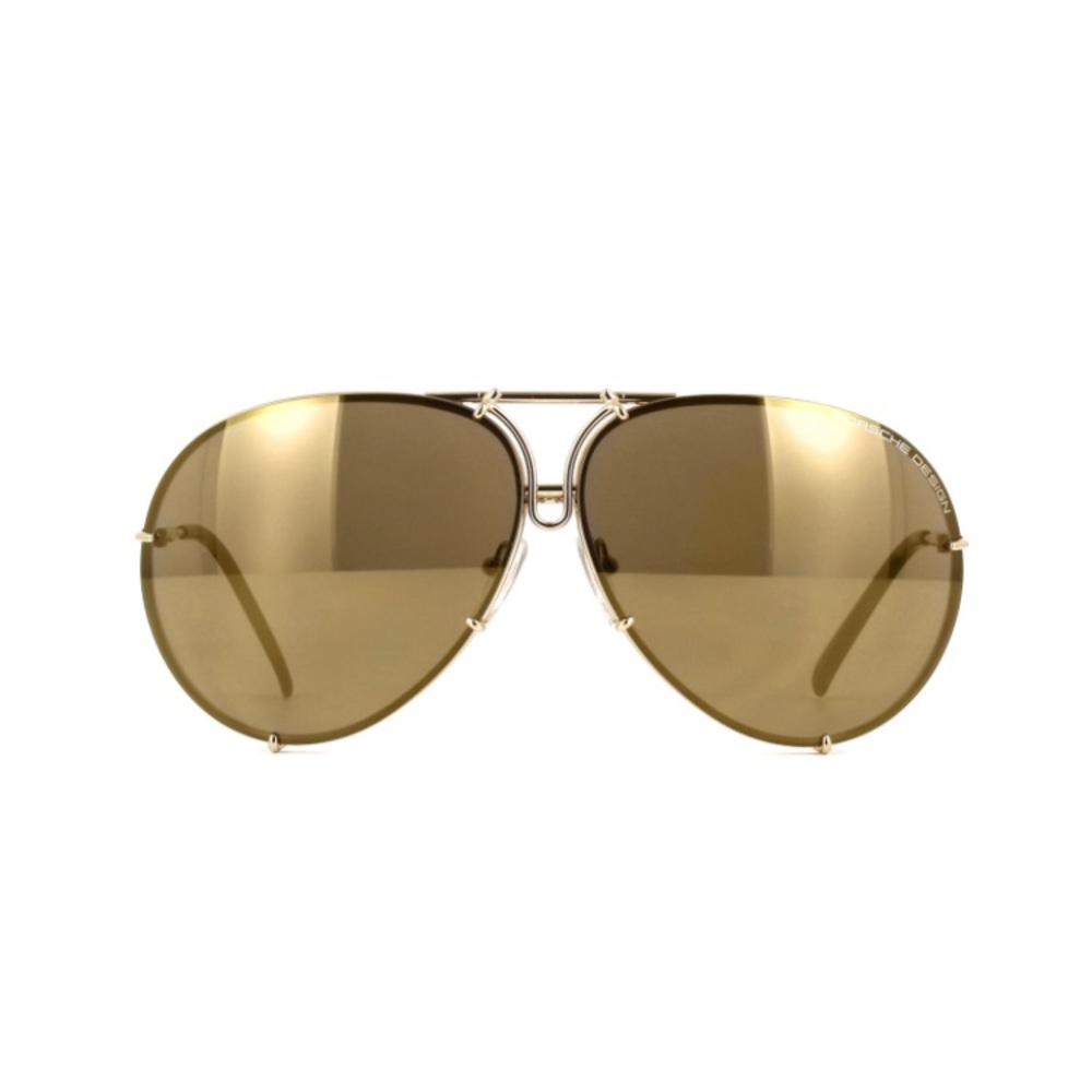 Kardashian/Jenner GOLD Porsche Design Aviators NIB